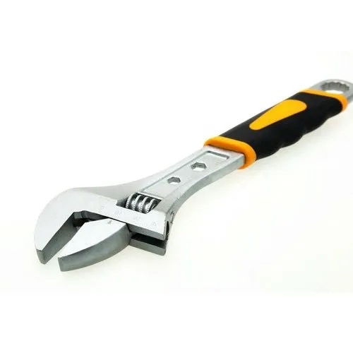 High Quality 10inch Spanner with Rubber Handle Adjustable Wrench